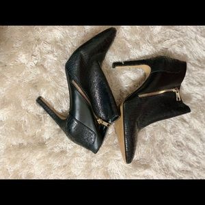 Ann Taylor Black Heeled Bootie